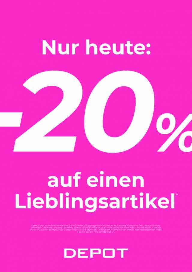 20% auf Lieblingsartikel